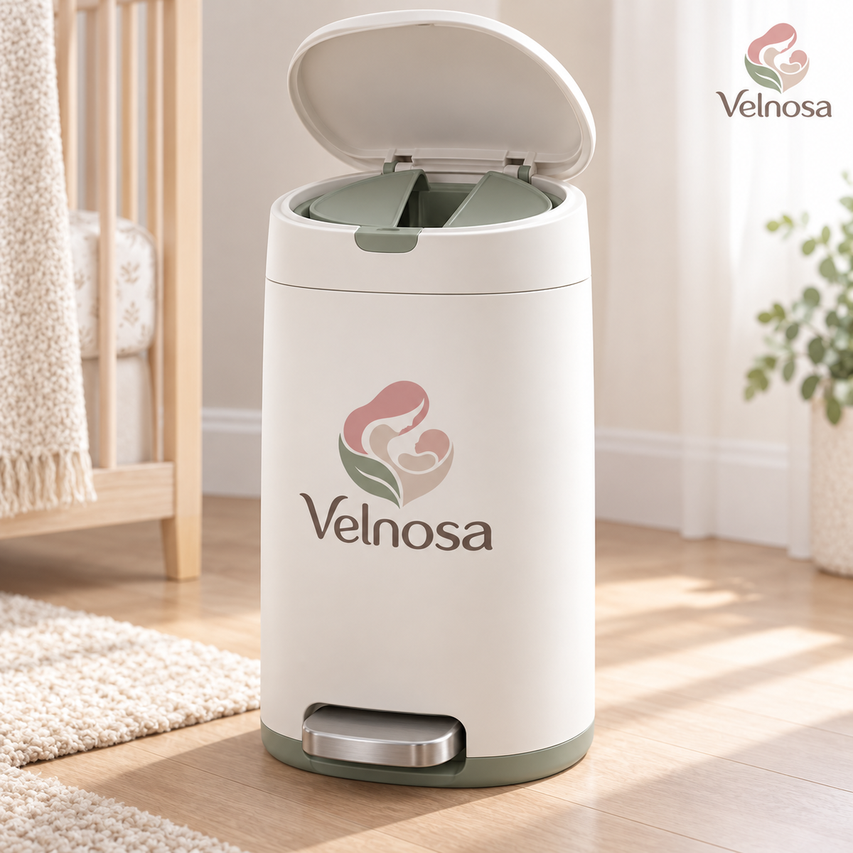 Raviond™ FootSeal Diaper Pail