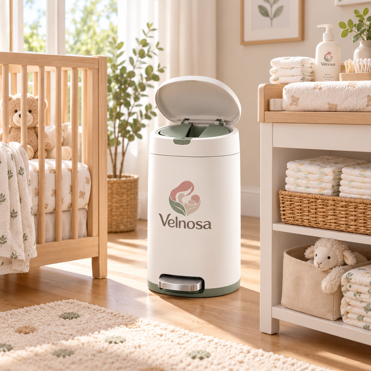 Raviond™ FootSeal Diaper Pail